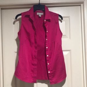 Button-down tank top